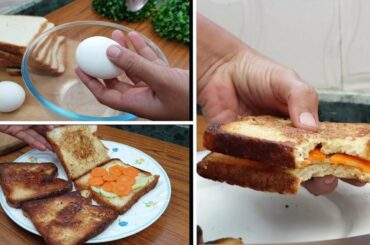 Sirph 1 Minute main banaee ish Easy and Tasty Breakfast | Healthy Bread Snacks Recipe |