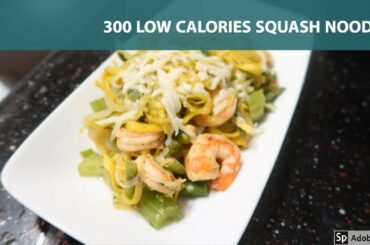 UNDER 300 LOW CALORIES SQUASH NOODLE