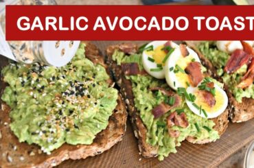 Garlic Avocado Toast 2020 | American Avocado Recipe | Healthy Breakfast, Lunch or Dinner Ideas