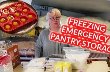 QUARANTINE Kitchen | HOW To FREEZE BREAD, EGGS, FLOUR, MILK, RICE, OATMEAL, CHEESE, BUTTER - LOTS!