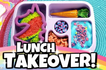 KID LUNCH TAKEOVER 🌈 Rainbows AND Unicorns = THE PERFECT LUNCH!