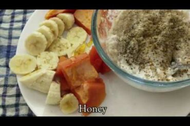OAT YOGURT MEAL // Healthy Yogurt Oat Breakfast // Weight Loss skinny Recipie //5min Quick Breakfast