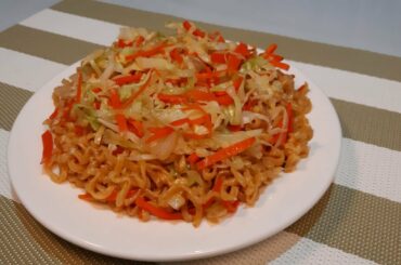 Pancit Canton with Vegetables (Healthy Budget Meal)