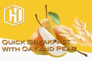 How to make a quick and healthy breakfast: (tasty PEAR PORRIGE )