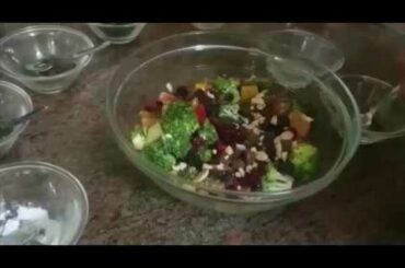 Jerk Fruits Broccoli Beetroot Salad