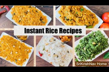 Instant rice recipes/healthy Variety rice recipes/kids rice recipes/lunch box recipes