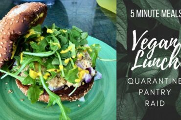 Quarantine Pantry Raid | Healthy Plant-based Sandwich