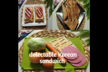 Delectable Korean sandwich