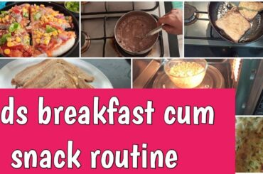 Monday to Sunday Kids Breakfast cum Snack routine//Healthy Breakfast cum snack ideas