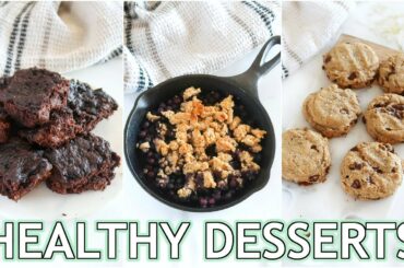 HEALTHY DESSERT RECIPES: low carb, nut free, vegan