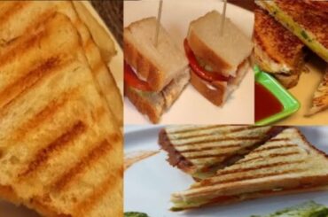 5 Easy Veg Sandwich Recipe / Easy Sandwich Ideas at Home