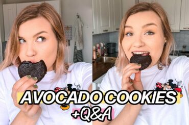 TESTING HEALTHY RECIPES: AVOCADO CHOCOLATE COOKIES - Are they really good? + Get to know me Q&A 2020