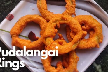 [QUARANTINE SNACK] Easy Pudalangai Rings | Snakegourd Rings | Easy Evening Snacks Recipes