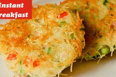 LockDown Recipes, Instant breakfast recipe, sooji seviyan recipe, Indian style spicy pancake recipe