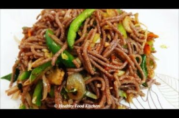 Healthy Noodles Recipe-Ragi Noodles - Finger Millet Noodles Recipe-Noodles Recipe in Tamil