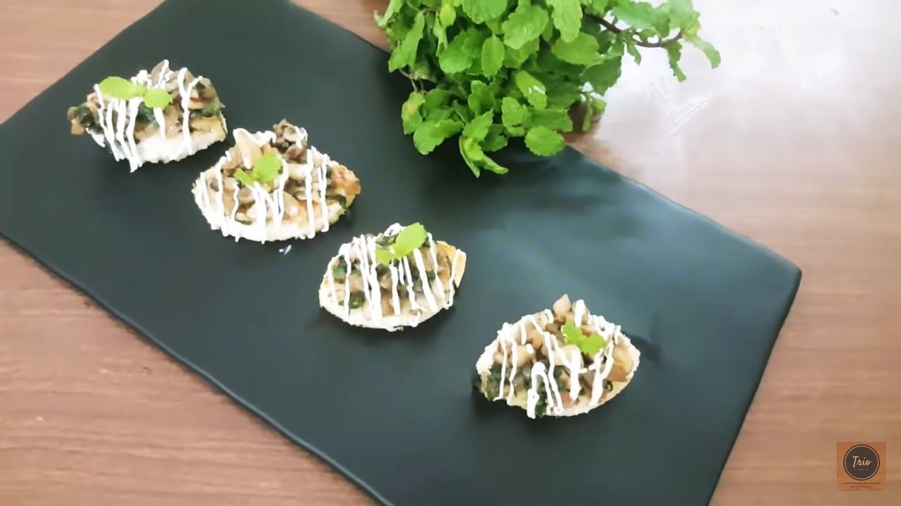 Spinach and mushroom recipe – a simple Healthy Snack Spinach and mushroom recipe - a simple Healthy Snack