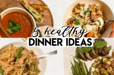 FIVE INGREDIENT HEALTHY DINNER IDEAS! ((EASY & AFFORDABLE MEALS!))