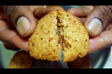 தேங்காய் பிஸ்கட்/ Coconut Biscuit/ Home Made Cookies/ Healthy Snacks Recipes