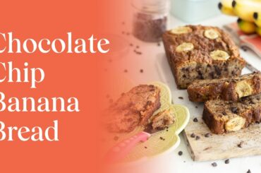 Best Ever Chocolate Chip Banana Bread (Gluten-free and Nut-free)