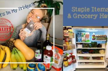 Healthy Foods To Keep on Hand |Grocery Haul| Easy ways to switch to a VEGAN Diet [VLOG]