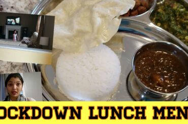 LOCKDOWN LUNCH MENU| NEW YORK UPDATE IN TAMIL|  PRIYAMEENA MANOHARAN
