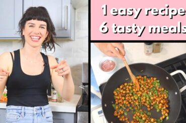 COOK WITH ME IN QUARANTINE! | 1 Quick & Easy Recipe = 6 Meals From The Pantry | Shenae Grimes Beech