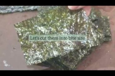 Seaweed snacks - easy  and simple recipe