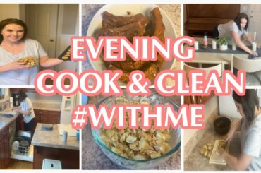 2020 EVENING COOK AND CLEAN #WITHME | DINNER RECIPE IDEA DURING QUARANTINE | CLEANING MOTIVATION