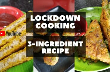 3 Basic Ingredient recipe | Quarantine cooking | Easy homemade snacks for lockdown | YourKitchen
