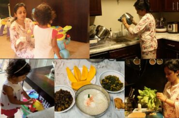 LIFE IN LUCKDOWN With A Kid | Less Ingredient Lunch Routine in LOCKDOWN/ Indian Vlogger In USA