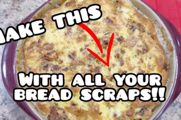 Simple breakfast - Egg Bake WITH Bread
