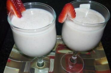 Strawberry banana smoothie | smoothie recipes | good for coronavirus | healthy food recipes