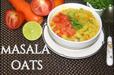 Quick Masala Oats Recipe|| Most Healthy Oats Breakfast Recipe For Weight Loss||S4 KITCHEN