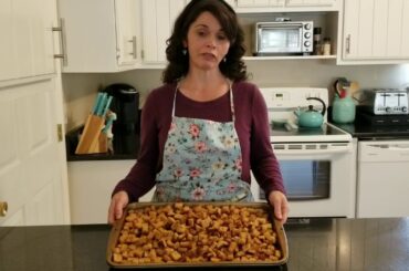 Homemade Whole Wheat Croutons/Healthy with Happy