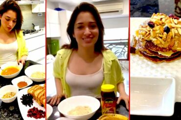 Tamannaah Bhatia Healthy Breakfast Recipe | Lock Down  - Filmibeat Tamil