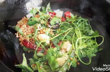 Simple and healthy lunch menu healthy togeyel ( ginger curry leaves coriander )  sorakai mor kootu