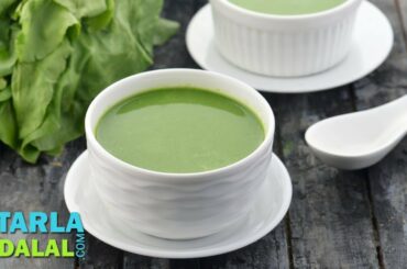 Low Cal Spinach Soup by Tarla Dalal