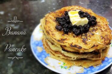 Banana Pancake | Rice Flour | Eggless | Healthy Recipe | Low calorie