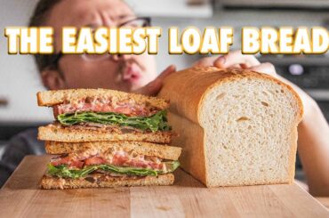 How To Make Supermarket Bread (Sandwich Loaf Bread)