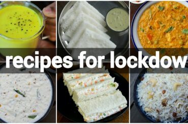 6 simple indian recipes for lockdown with minimal ingredients | easy indian recipes