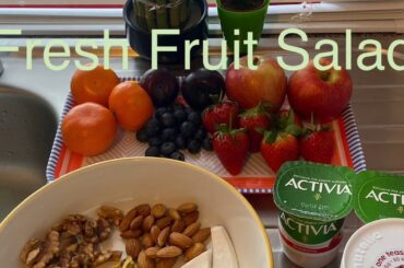 Immunity Boosting Fresh Fruit Salad || Covid-19 Days Healthy Recipe at Home || Latest Recipe || Live