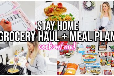 *NEW GROCERY HAUL + MEAL PLAN WITH ME! STAY HOME COOK WITH ME 2020! SAHM + HOMEMAKER @Brianna K