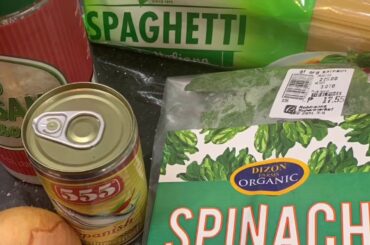 Pasta Sardines Easy and Healthy Quarantine / Lockdown Food Idea