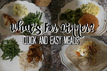 WHAT'S FOR DINNER? | EASY AND BUDGET FRIENDLY DINNER IDEAS