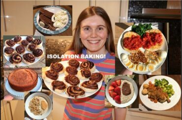 WHAT I EAT IN A DAY IN ISOLATION - NUTELLA SWIRLS + BANANA BREAD RECIPE