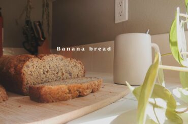 Banana bread recipe (vegan) - silent cooking edition