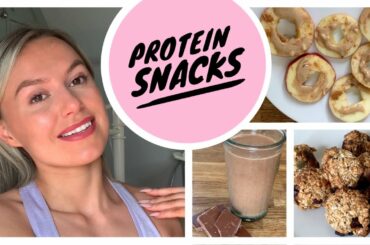 3 HIGH PROTEIN VEGAN SNACK IDEAS | Quick + Easy + Healthy