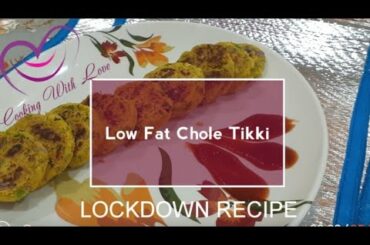 Low Fat Chole Tikki Recipe - Chickpeas/Chana Tikki For Weight Loss -  Healthy Vegetarian Snacks