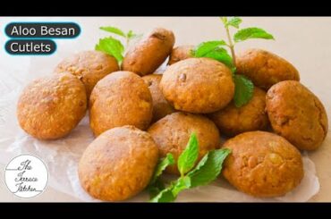 Lockdown Breakfast/Snack Recipe Idea | Aloo Besan Cutlet Recipe ~ The Terrace Kitchen