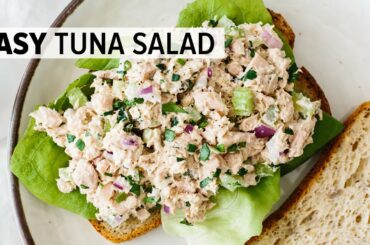 BEST TUNA SALAD RECIPE | easy & healthy